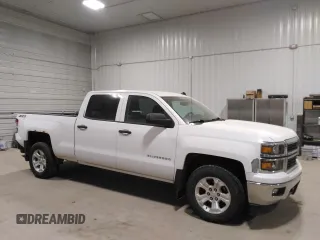 2014 Chevrolet Silverado 1500 LT with VIN 3GCUKREC7EG162830, listed as a Copart auction lot 49585565 with 207,709 mi miles and Salvage Title. Bid and sale history available at DreamBid. Image 4.