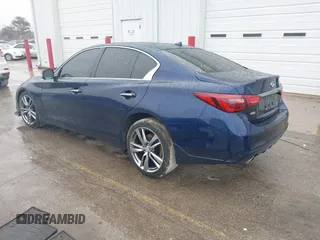 2021 Infiniti Q50 3.0t SIGNATURE EDITION with VIN JN1EV7CR0MM756102, listed as a IAAI auction lot 41743546 with 16,320 mi miles. Bid and sale history available at carsss.com. Image 3.
