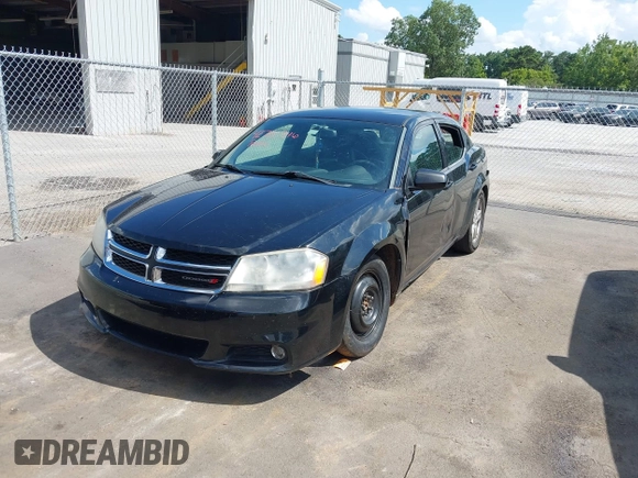 2013 Dodge Avenger SXT with VIN 1C3CDZCB0DN548161, listed as a IAAI auction lot 42780346 with 117,493 mi miles and . Bid and sale history available at DreamBid. Image 2.