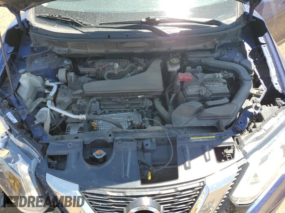 2017 Nissan Rogue SV with VIN KNMAT2MV1HP547195, listed as a Copart auction lot 60706425 with 138,162 mi miles and Salvage title. Bid and sale history available at DreamBid. Image 12.