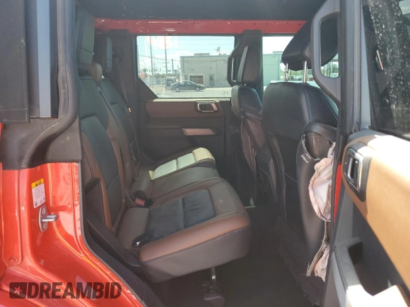 2022 Ford Bronco with VIN 1FMDE5BH7NLA89196, listed as a Copart auction lot 55729305 with 35,813 mi miles and Non Repairable. Bid and sale history available at DreamBid. Image 11.