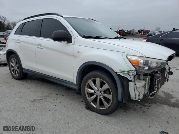 2013 Mitsubishi Outlander Sport LE with VIN 4A4AP5AU0DE016263, listed as a Copart auction lot 50841175 with 178,375 mi miles and Salvage Title. Bid and sale history available at carsss.com. Image 4.