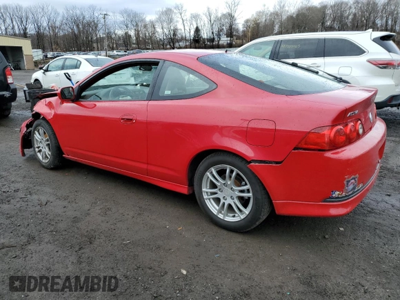 2005 Acura RSX with VIN JH4DC54835S007993, listed as a Copart auction lot 47951165 with 102,262 mi miles and Salvage Title. Bid and sale history available at carsss.com. Image 2.