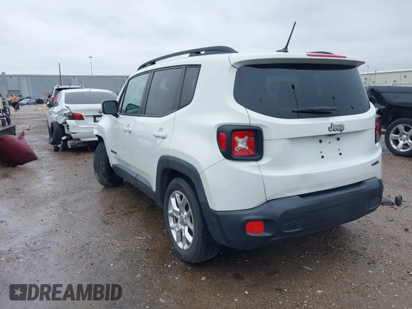 2017 Jeep Renegade Altitude with VIN ZACCJABB7HPF06154, listed as a IAAI auction lot 41441567 with 124,074 mi miles and . Bid and sale history available at DreamBid. Image 3.