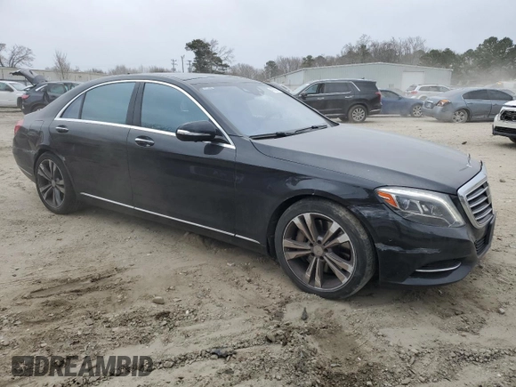2016 Mercedes-Benz S 550 with VIN WDDUG8CB7GA228757, listed as a Copart auction lot 46789635 with 138,514 mi miles and Salvage Title. Bid and sale history available at carsss.com. Image 4.