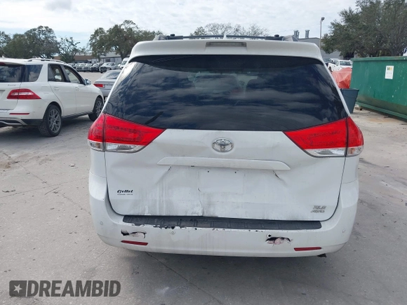 2011 Toyota Sienna XLE with VIN 5TDDK3DC6BS029472, listed as a IAAI auction lot 41554859 with 145,393 mi miles. Bid and sale history available at carsss.com. Image 17.