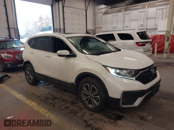 2020 Honda CR-V EX with VIN 5J6RW1H54LL006313, listed as a IAAI auction lot 41047075 with 73,030 mi miles. Bid and sale history available at carsss.com. Image 1.