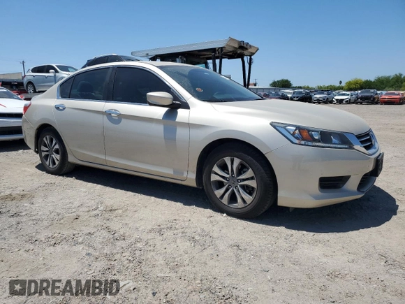 2015 Honda Accord LX with VIN 1HGCR2F39FA163007, listed as a Copart auction lot 53142665 with 63,530 mi miles and Salvage Title. Bid and sale history available at carsss.com. Image 4.