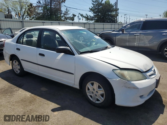 2004 Honda Civic VP with VIN 2HGES16384H536205, listed as a Copart auction lot 54513965 with 200,508 mi miles and Clean Title. Bid and sale history available at carsss.com. Image 4.