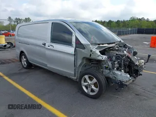 2021 Mercedes-Benz Metris Cargo with VIN W1YV0CEY6M3860474, listed as a IAAI auction lot 41897083 with 132,283 mi miles and . Bid and sale history available at DreamBid. Image 1.