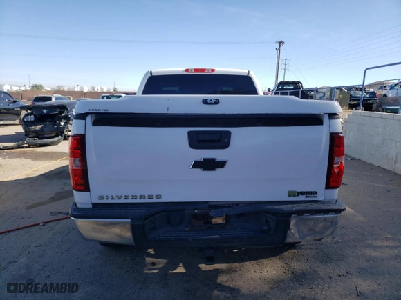 2011 Chevrolet Silverado 1500 LT with VIN 1GCRCSE07BZ381816, listed as a Copart auction lot 53696674 with 156,506 mi miles and Salvage Title. Bid and sale history available at carsss.com. Image 6.