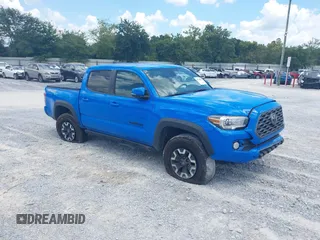 2020 Toyota Tacoma SR5 with VIN 5TFCZ5AN2LX244061, listed as a IAAI auction lot 42745228 with 81,776 mi miles and . Bid and sale history available at DreamBid. Image 1.
