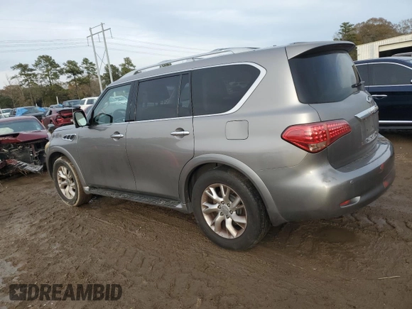 2013 Infiniti QX56 with VIN JN8AZ2NF1D9550722, listed as a Copart auction lot 42160175 with 243,578 mi miles and Salvage title. Bid and sale history available at DreamBid. Image 2.