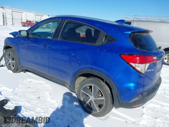 2022 Honda HR-V EX with VIN 3CZRU6H52NM736130, listed as a IAAI auction lot 41557784 with 36,084 mi miles. Bid and sale history available at carsss.com. Image 3.