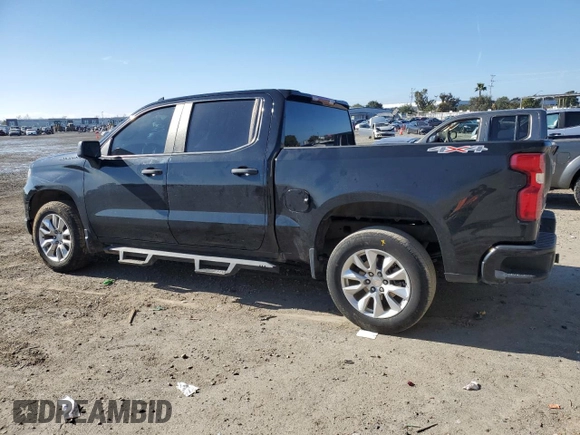 2023 Chevrolet Silverado 1500 Custom with VIN 3GCPDBEK1PG114913, listed as a Copart auction lot 45879175 with Not Provided miles and Salvage Title. Bid and sale history available at DreamBid. Image 2.