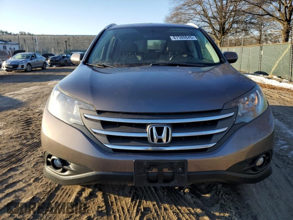 2013 Honda CR-V EX-L with VIN 5J6RM4H74DL040195, listed as a Copart auction lot 87580845 with 129,029 mi miles and Salvage Title. Bid and sale history available at carsss.com. Image 5.