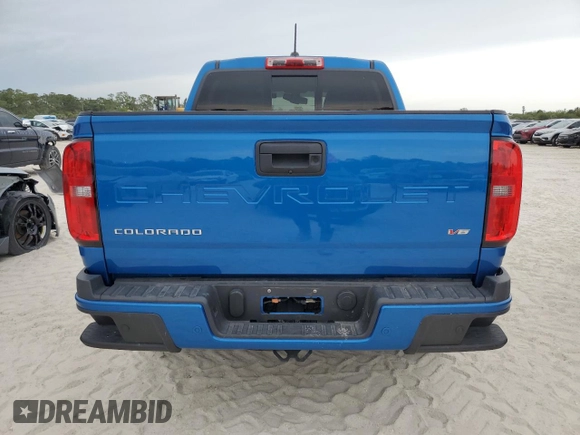 2022 Chevrolet Colorado 4WD Z71 z VIN 1GCGTDEN6N1270014, wystawiony jako Copart lot #54860965 z przebiegiem 49 029 mil mil oraz Szkoda całkowita • Salvage title. Historia ofert i sprzedaży dostępna na DreamBid. Obrazek 6.