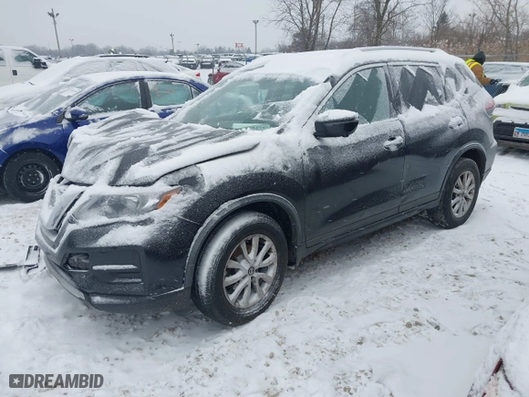 2018 Nissan Rogue S with VIN KNMAT2MV0JP576886, listed as a IAAI auction lot 41278473 with 58,570 mi miles. Bid and sale history available at carsss.com. Image 17.