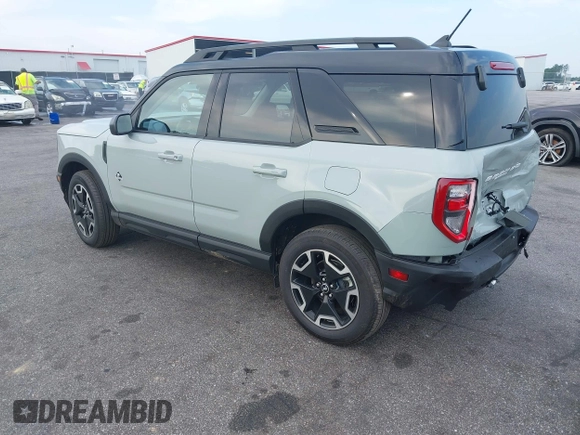 2024 Ford Bronco Sport Outer Banks with VIN 3FMCR9C6XRRF57501, listed as a IAAI auction lot 42295053 with 6,656 mi miles and . Bid and sale history available at DreamBid. Image 3.