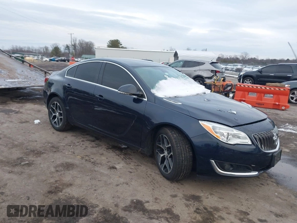 2017 Buick Regal Sport Touring with VIN 2G4GL5EX6H9145534, listed as a IAAI auction lot 41298162 with 1 mi miles. Bid and sale history available at carsss.com. Image 1.