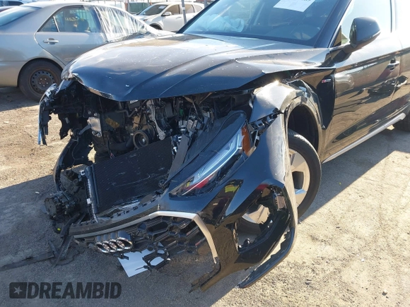 2022 Audi Q5 S line Premium Plus with VIN WA1EAAFY4N2139947, listed as a IAAI auction lot 41631689 with 40,746 mi miles and . Bid and sale history available at DreamBid. Image 6.