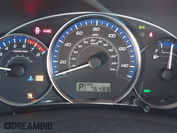2010 Subaru Forester X Limited with VIN JF2SH6DC9AH742880, listed as a IAAI auction lot 41765277 with 76,488 mi miles and . Bid and sale history available at DreamBid. Image 15.