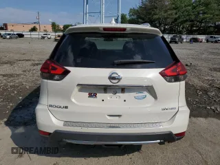 2017 Nissan Rogue SL with VIN 5N1AT2MV8HC885017, listed as a Copart auction lot 59888725 with Not provided miles and Salvage title. Bid and sale history available at DreamBid. Image 6.