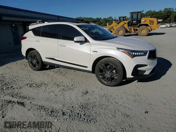 2020 Acura RDX w/A-Spec Pkg with VIN 5J8TC1H65LL014094, listed as a Copart auction lot 76185354 with 56,937 mi miles and Salvage Title. Bid and sale history available at carsss.com. Image 12.