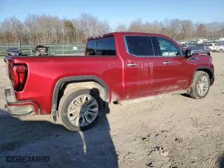 2020 GMC Sierra 1500 Denali with VIN 1GTU9FELXLZ111796, listed as a Copart auction lot 47269715 with 42,840 mi miles and Salvage Title. Bid and sale history available at carsss.com. Image 3.