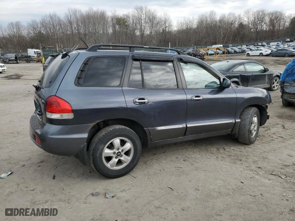 2006 Hyundai Santa Fe GLS with VIN KM8SC73E26U058270, listed as a Copart auction lot 47274145 with 176,435 mi miles and Salvage Title. Bid and sale history available at carsss.com. Image 3.