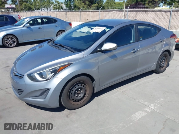 2016 Hyundai Elantra SE with VIN 5NPDH4AE2GH708646, listed as a IAAI auction lot 42543326 with 109,490 mi miles and . Bid and sale history available at DreamBid. Image 2.