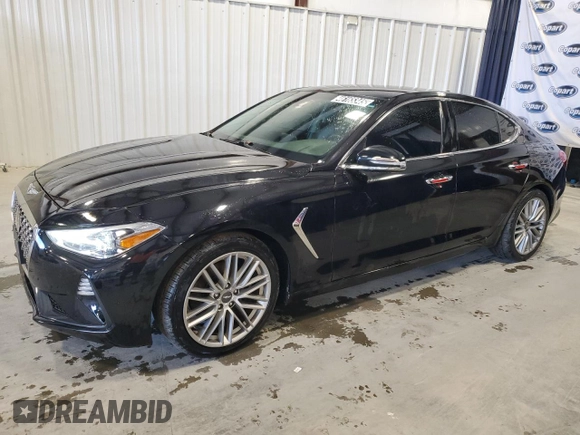 2021 Genesis G70 2.0T with VIN KMTG64LA7MU072306, listed as a Copart auction lot 46165345 with 78,452 mi miles and Clean title. Bid and sale history available at DreamBid. Image 1.