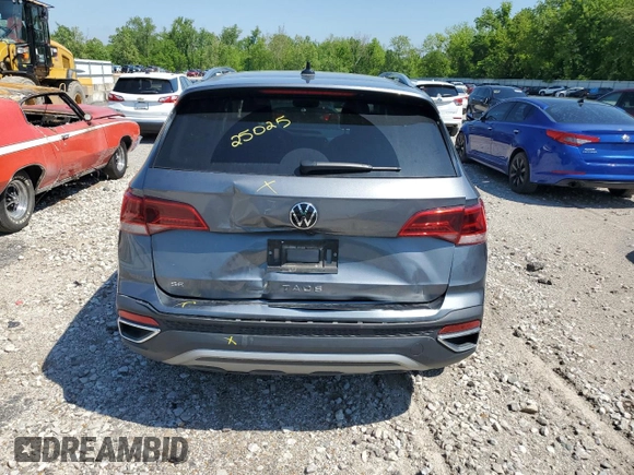 2024 Volkswagen Taos SE z VIN 3VVSX7B26RM008403, wystawiony jako Copart lot #56887985 z przebiegiem 60 595 mil mil oraz Czysty tytuł • Clean title. Historia ofert i sprzedaży dostępna na DreamBid. Obrazek 6.