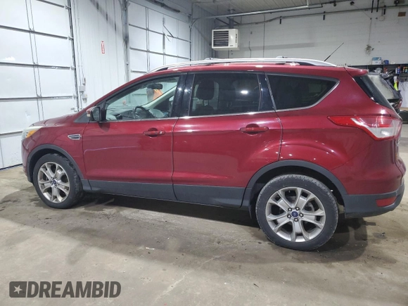 2016 Ford Escape Titanium with VIN 1FMCU9J91GUA88204, listed as a Copart auction lot 64556315 with 95,104 mi miles and Non repairable. Bid and sale history available at DreamBid. Image 2.