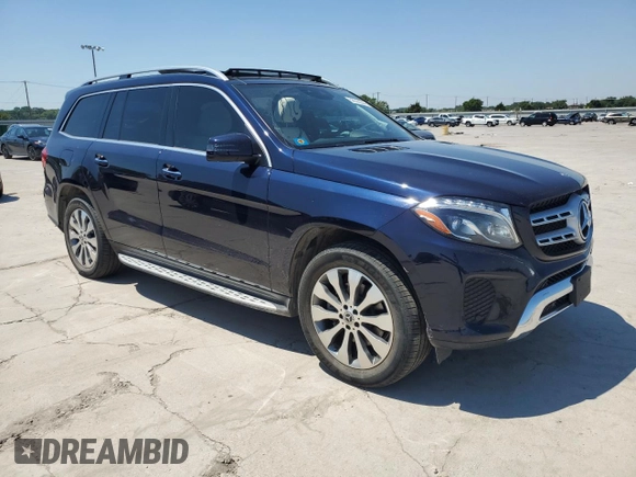 2019 Mercedes-Benz GLS 450 with VIN 4JGDF6EE6KB240051, listed as a Copart auction lot 58522094 with 29,795 mi miles and Salvage Title. Bid and sale history available at DreamBid. Image 4.