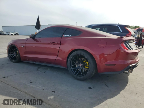 2019 Ford Mustang GT z VIN 1FA6P8CF5K5178437, wystawiony jako Copart lot #53391145 z przebiegiem 37 010 mil mil oraz Szkody całkowita. Historia ofert i sprzedaży dostępna na DreamBid. Obrazek 2.