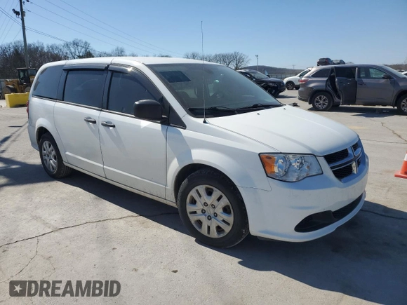 2020 Dodge Grand Caravan SE with VIN 2C4RDGBG6LR240811, listed as a Copart auction lot 47280945 with 100,986 mi miles and Salvage Title. Bid and sale history available at DreamBid. Image 4.