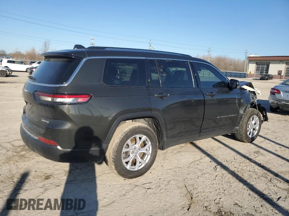 2021 Jeep Grand Cherokee Limited with VIN 1C4RJKBG1M8205280, listed as a Copart auction lot 48324155 with Not Provided miles and Salvage Title. Bid and sale history available at DreamBid. Image 3.