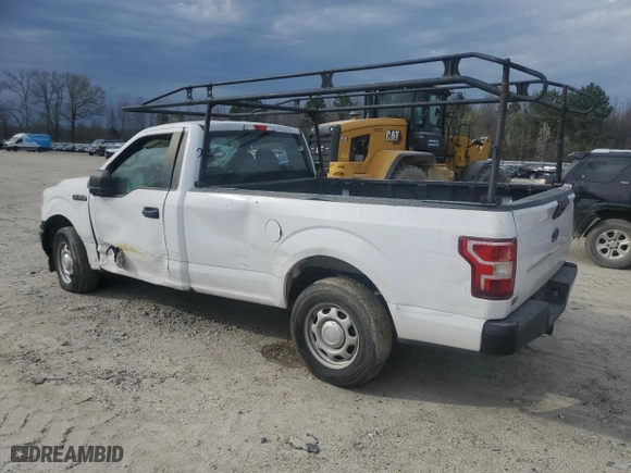 2019 Ford F-150 XL with VIN 1FTMF1CB2KKF30755, listed as a Copart auction lot 42706415 with 0 mi miles and Salvage Title. Bid and sale history available at carsss.com. Image 2.