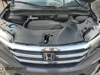 2017 Honda Pilot Touring with VIN 5FNYF6H93HB081824, listed as a Copart auction lot 49156465 with 54,227 mi miles and Salvage Title. Bid and sale history available at carsss.com. Image 12.