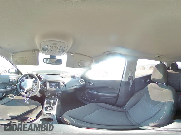 2020 Jeep Compass Sport with VIN 3C4NJCAB6LT253304, listed as a Copart auction lot 63483895 with 55,051 mi miles and Salvage title. Bid and sale history available at DreamBid. Image 15.
