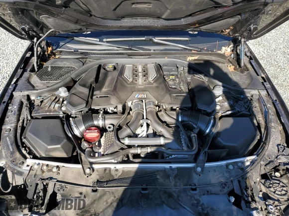 2020 BMW M5 Competition with VIN WBSJF0C01LCD36012, listed as a Copart auction lot 86910424 with 33,912 mi miles and Salvage Title. Bid and sale history available at carsss.com. Image 11.