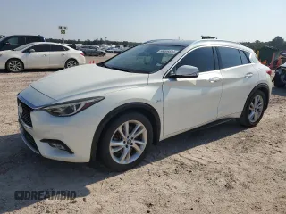 2018 Infiniti QX30 ESSENTIAL with VIN SJKCH5CP0JA003209, listed as a Copart auction lot 66005624 with 25,510 mi miles and Salvage Title. Bid and sale history available at carsss.com. Image 1.