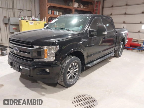 2018 Ford F-150 XL with VIN 1FTFW1E56JFD06640, listed as a IAAI auction lot 41983563 with 63,092 mi miles. Bid and sale history available at carsss.com. Image 2.
