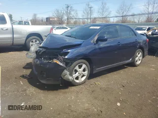 2011 Toyota Corolla L with VIN 2T1BU4EE2BC685863, listed as a Copart auction lot 53962905 with 0 mi miles and Salvage Title. Bid and sale history available at carsss.com. Image 1.