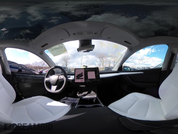 2024 Tesla Model Y Long Range with VIN 7SAYGDEE0RA300064, listed as a IAAI auction lot 41640541 with 5,049 mi miles and . Bid and sale history available at DreamBid. Image 21.