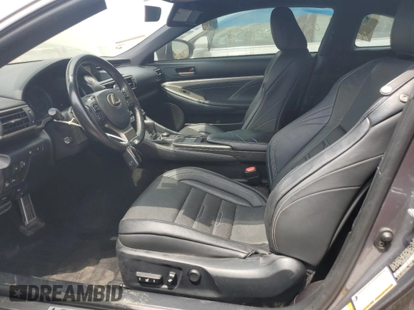 2017 Lexus RC 350 with VIN JTHSE5BC2H5007785, listed as a Copart auction lot 57786905 with 81,685 mi miles and Salvage title. Bid and sale history available at DreamBid. Image 7.
