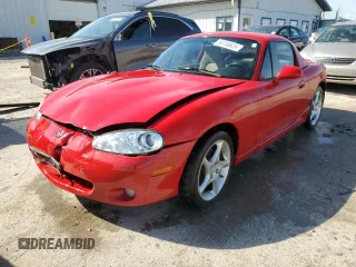 2002 Mazda MX-5 Miata Cloth z VIN JM1NB353920231387, wystawiony jako Copart lot #50730835 z przebiegiem 56 210 mil mil oraz Szkoda całkowita • Salvage title. Historia ofert i sprzedaży dostępna na DreamBid. Obrazek 1.