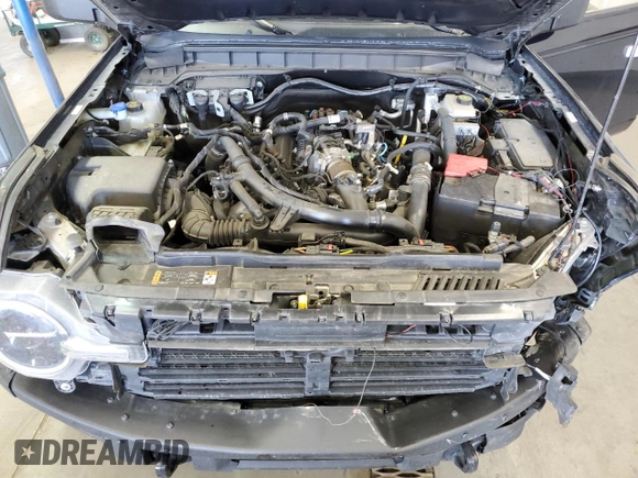 2021 Ford Bronco with VIN 1FMEE5DP8MLA86069, listed as a Copart auction lot 53457875 with 46,575 mi miles and Salvage title. Bid and sale history available at DreamBid. Image 12.