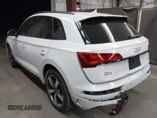 2023 Audi Q5 S line Premium Plus with VIN WA1EAAFYXP2061578, listed as a IAAI auction lot 42338898 with 20,190 mi miles and . Bid and sale history available at DreamBid. Image 3.